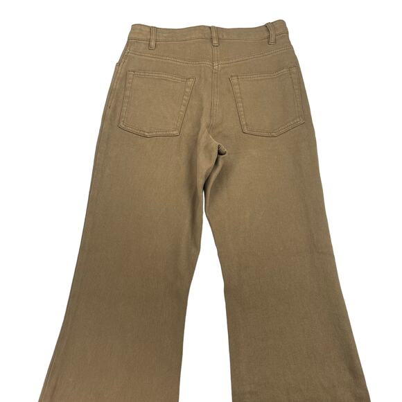 WILFRED FREE Aritzia Free Twostep Flare Pant Gd Rustical Brown Sz 4 - Picture 7 of 8